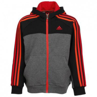 Veste ADIDAS Garçon Essential 3S FZ HOOD
