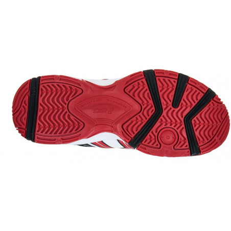 Chaussure ASICS Garçon Gel Resolution 5 GS Rouge / Blanche