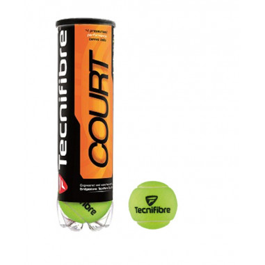 Tube de 4 balles TECNIFIBRE Court