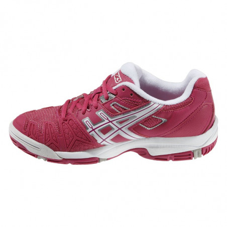 Chaussure ASICS Junior Gel-Résolution 5 Blanc / Fuchsia