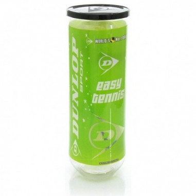 Tube de 3 balles Intermediaires DUNLOP Easy Tennis