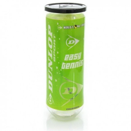 Tube de 3 balles Intermediaires DUNLOP Easy Tennis
