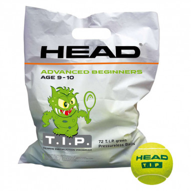 Sachet de 72 balles Intermediaires HEAD T.I.P....
