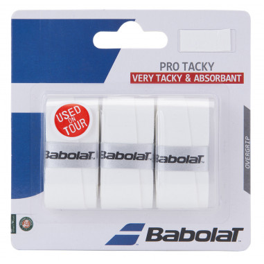 Surgrip BABOLAT Pro Tacky Blanc x3