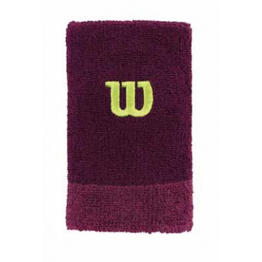 Poignets Eponge WILSON Extra Wide Pourpre /...