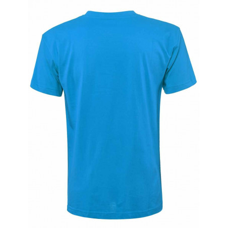 T-Shirt WILSON Homme M Script Cotton Tee Bleu Rouge 2017