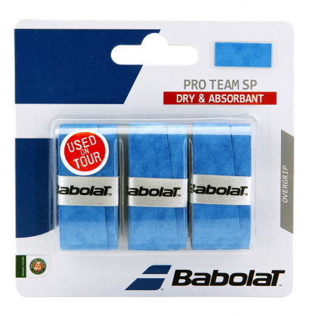 Surgrip BABOLAT Pro Team SP Bleu Clair x3
