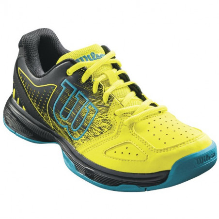 Chaussures WILSON Junior Kaos Comp Jaune / Noir / Bleu AH 2017