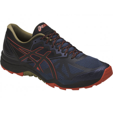 Chaussures Running ASICS Homme GEL-FUJITRABUCO6 Bleu / Orange AH 2017