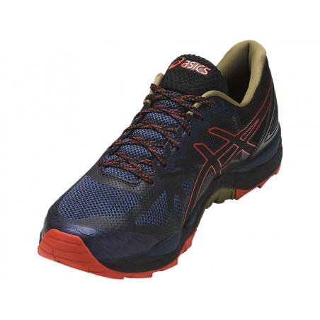 Chaussures Running ASICS Homme GEL-FUJITRABUCO6 Bleu / Orange AH 2017
