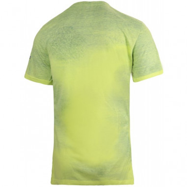 T-Shirt ADIDAS Homme ML Printed Tee Jaune PE 2018