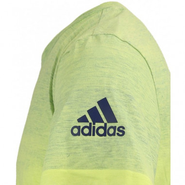 T-Shirt ADIDAS Homme ML Printed Tee Jaune PE 2018