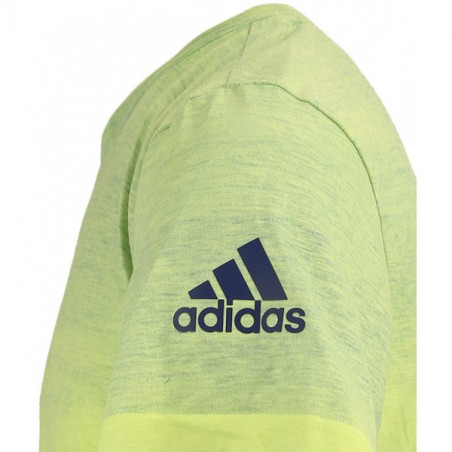 T-Shirt ADIDAS Homme ML Printed Tee Jaune PE 2018