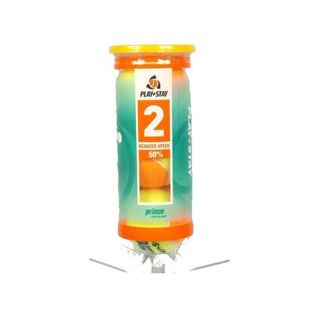 Tube de 3 balles Mini-Tennis PRINCE Mini Orange