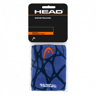 Poignets Eponge HEAD Wristband Bleu / Noir /...
