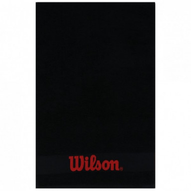 Serviette WILSON Court Noire / Rouge