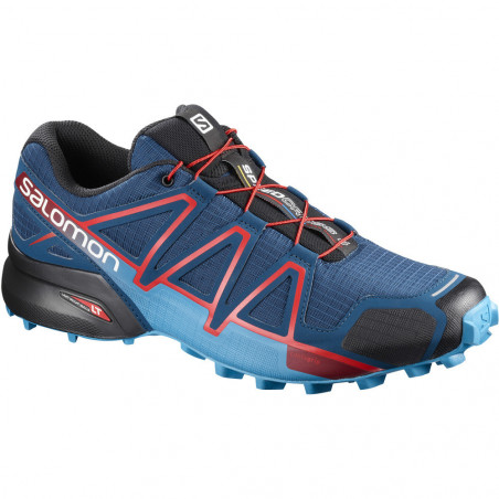 Chaussures Running SALOMON Homme Speedcross 4 Bleu / Rouge PE 2018