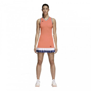 Robe ADIDAS Femme Roland Garros Corail / Indigo...
