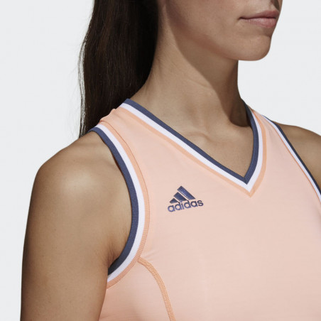 Robe ADIDAS Femme Roland Garros Corail / Indigo PE 2018