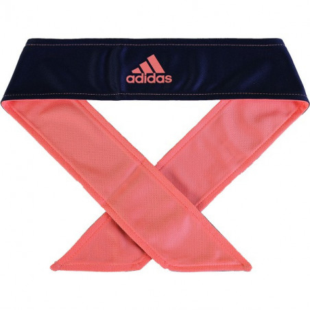 Bandeau ADIDAS Roland Garros Réversible Marine / Corail PE 2018