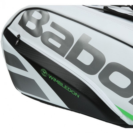 Thermo-Bag BABOLAT Pure Wimbledon RHx12 Blanc / Vert PE 2018