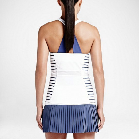 Débardeur NIKE Fille Maria SHARAPOVA Blanc / Marine Roland Garros