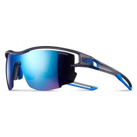 Lunettes Running JULBO AERO Gris/ Bleu Translu Cat 3 PE 2018 