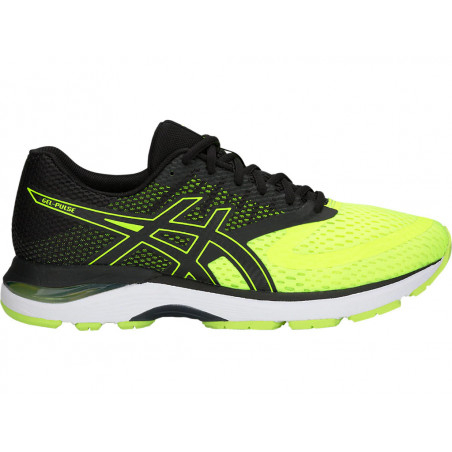 Chaussures Running ASICS Hommes GEL-PULSE 10 Jaune / Noire AH 2018