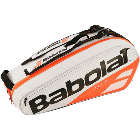 Thermo-Bag BABOLAT Pure Drive RHx6 Blanc / Orange 2018