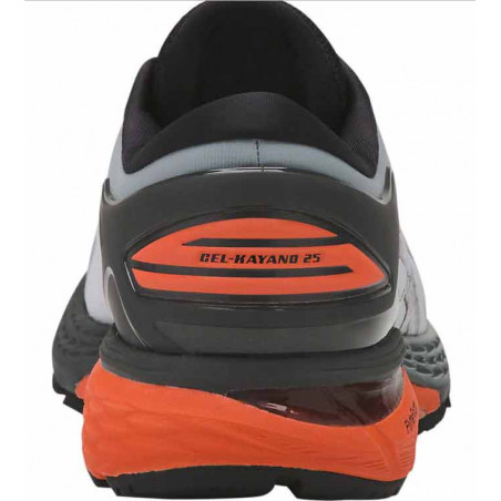 Chaussures Running ASICS Homme GEL-KAYANO 25 Grise / Orange AH 2018