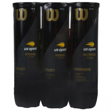 Tripack de 4 balles WILSON US OPEN TBALL 2018