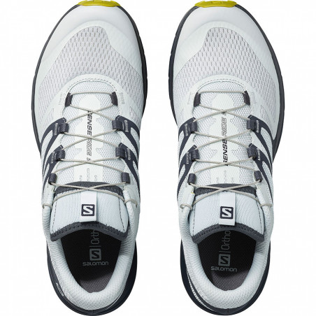 Chaussures Running SALOMON Homme Sense Ride 2 Blanc / Bleu PE 2019