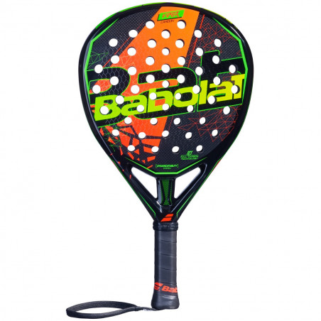 Raquette Padel BABOLAT Viper Carbon Noir / Orange (370 g) 2019