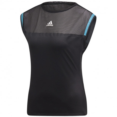 T-Shirt ADIDAS Femme ESCOUADE Tee Noir / Bleu PE 2019