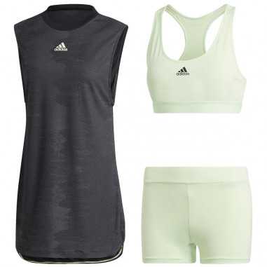 Robe ADIDAS Femme New York Dress Noir / Vert AH...