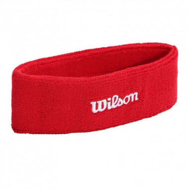 Bandeau Wilson Homme Headband Rouge