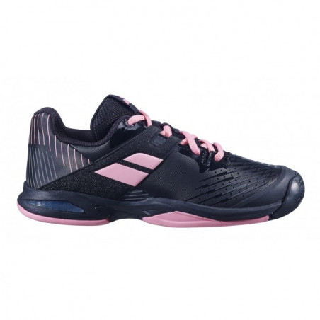 Chaussures BABOLAT Fille Propulse All Court Junior Noir / Rose PE 2020