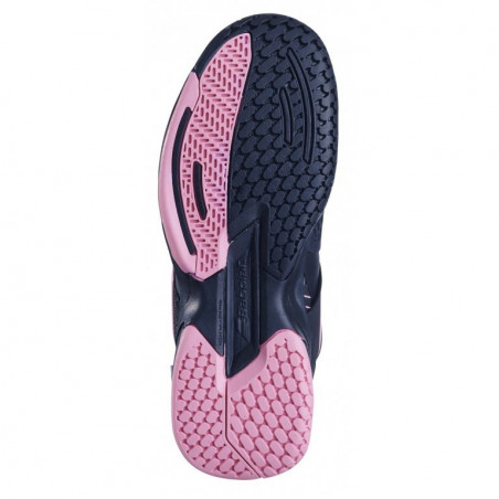 Chaussures BABOLAT Fille Propulse All Court Junior Noir / Rose PE 2020