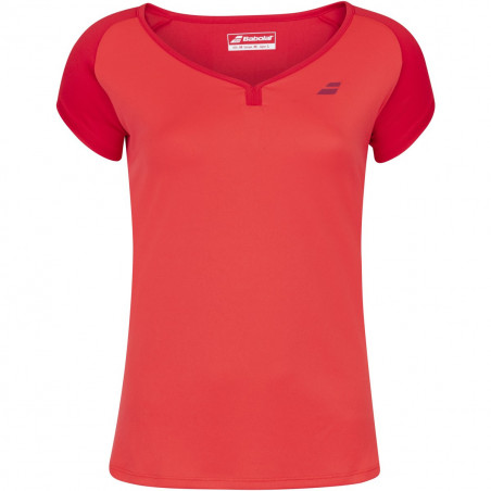 T-Shirt BABOLAT Femme PLAY Cap Sleeve Rouge 2020