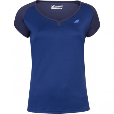 T-Shirt BABOLAT Fille PLAY Cap Sleeve Bleu...