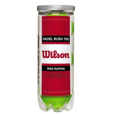 Tube de 3 balles Padel WILSON RUSH