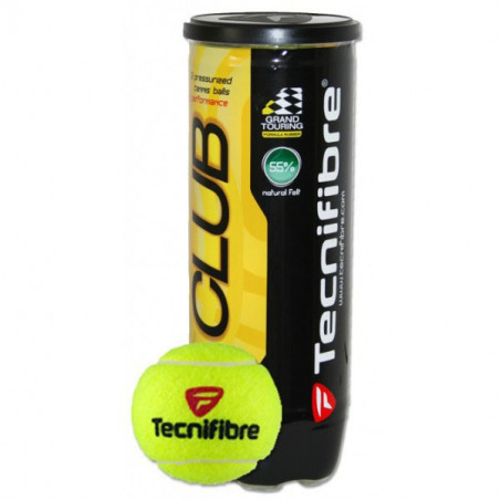 Tube de 3 balles TECNIFIBRE Club
