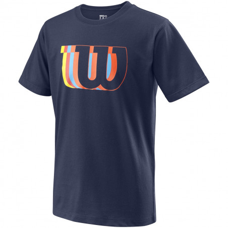 T-Shirt WILSON Garçon B BLUR Tech Bleu 2020