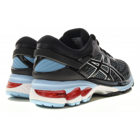 Chaussures Running ASICS Femme GEL-KAYANO 26 Noir / Bleu AH 2019