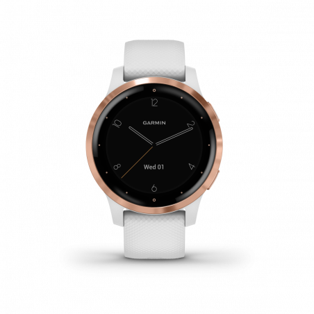 Montre GARMIN Vivoactive 4S Blanche/Or PE 2020