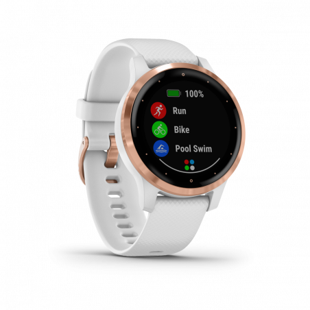 Montre GARMIN Vivoactive 4S Blanche/Or PE 2020