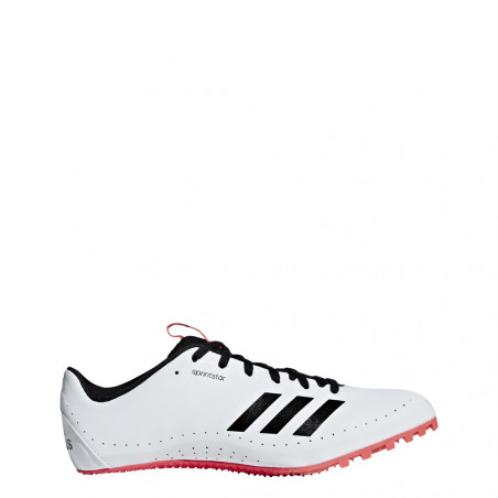 Chaussures Pointes ADIDAS Homme Sprinstar Blanc/ Rouge PE 2019