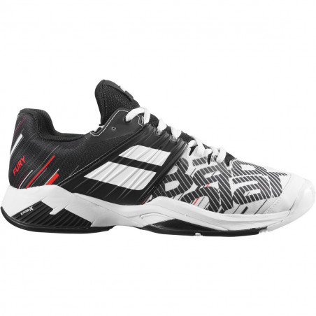 Chaussures BABOLAT Homme Propulse Fury All Court Blanc / Noir / RougPE  2020