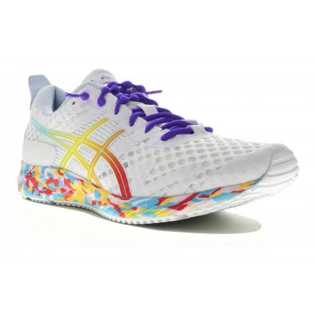 Chaussures Running ASICS Femme GEL-NOOSA FF Noir / Rose / Fluo AH 2018