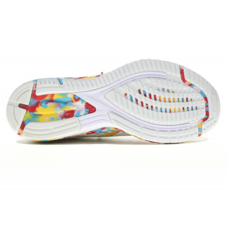 Chaussures Running ASICS Femme GEL-NOOSA TRI 12 Blanc / Multicolore PE 2020